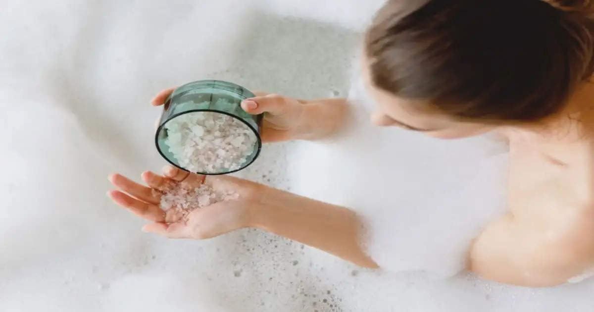 Add This White Ingredient to Your Bath for Stress and Pain Relief