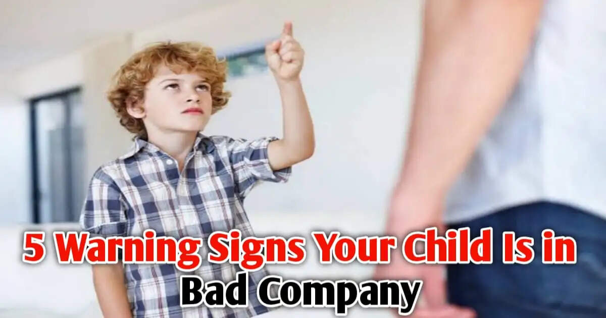 Habits That Indicate Your Child Is Falling into Negative Influence