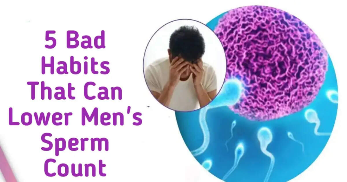 5 Bad Habits That Can Lower Men's Sperm Count
